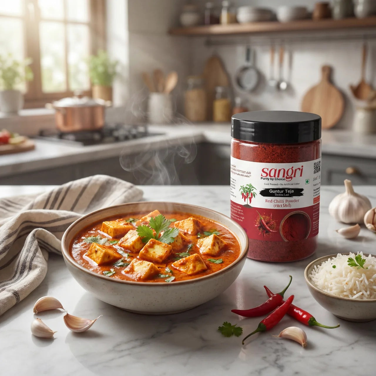 Guntur Teja Red Chilli Powder — Extra Hot